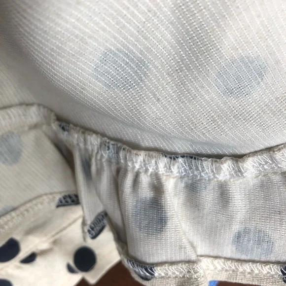 [into] Black polka dot oatmeal Cute ruffles Cotton Romper - Picture 10 of 10